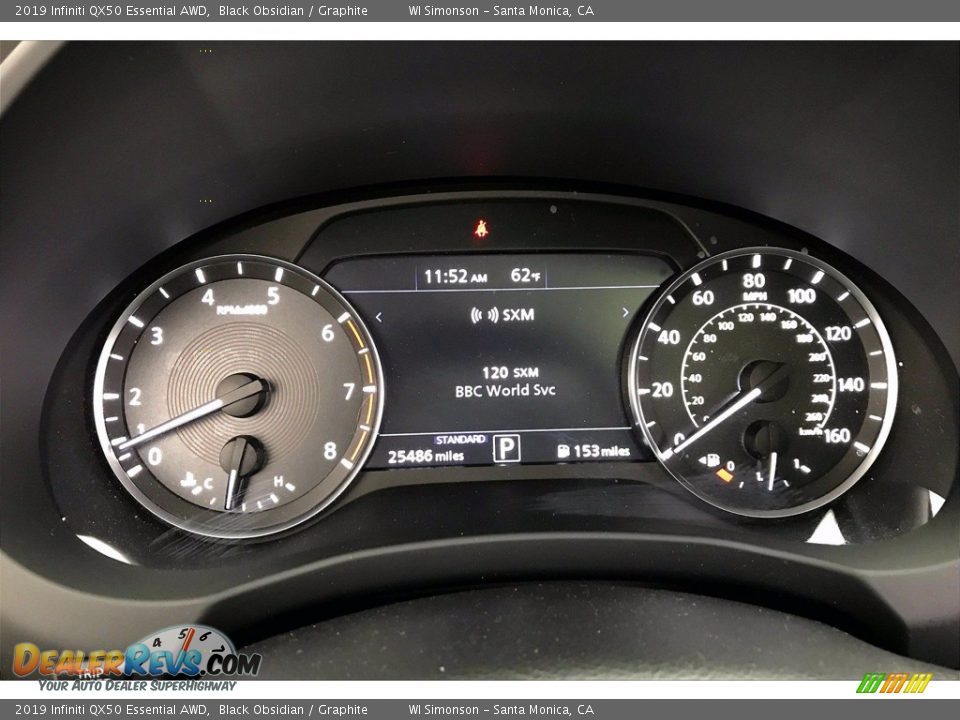 2019 Infiniti QX50 Essential AWD Gauges Photo #23