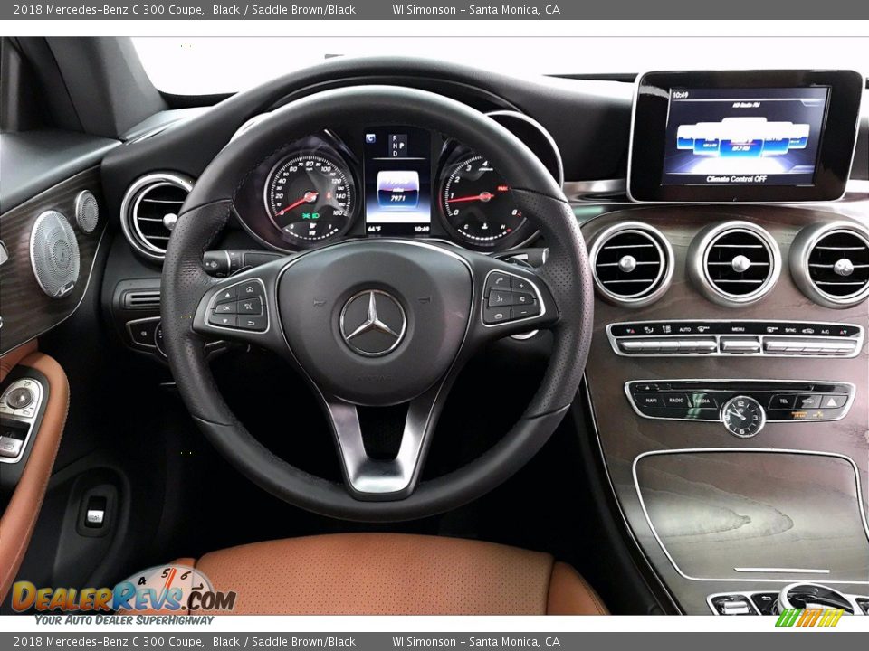 Dashboard of 2018 Mercedes-Benz C 300 Coupe Photo #4