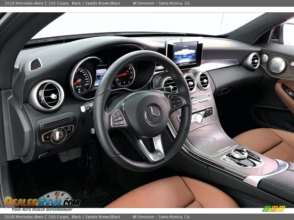 Saddle Brown/Black Interior - 2018 Mercedes-Benz C 300 Coupe Photo #14