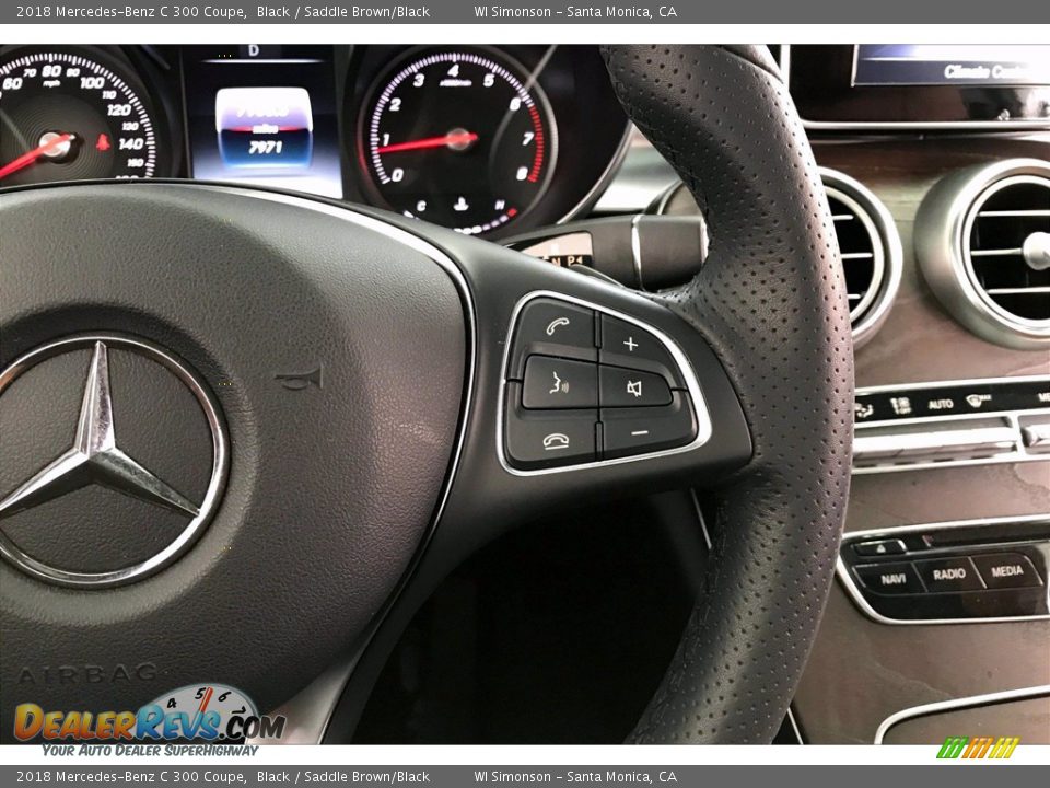 Controls of 2018 Mercedes-Benz C 300 Coupe Photo #22