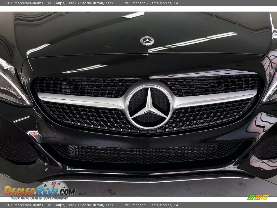 2018 Mercedes-Benz C 300 Coupe Black / Saddle Brown/Black Photo #30