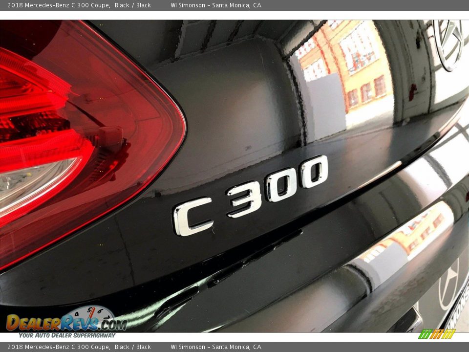 2018 Mercedes-Benz C 300 Coupe Black / Black Photo #31