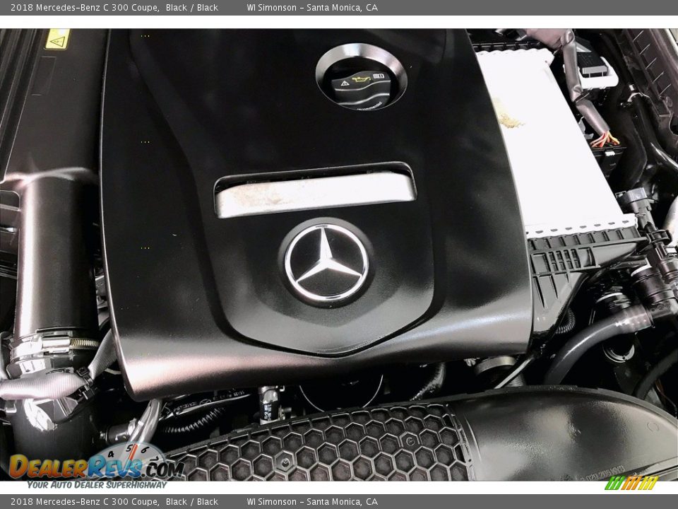 2018 Mercedes-Benz C 300 Coupe Black / Black Photo #32