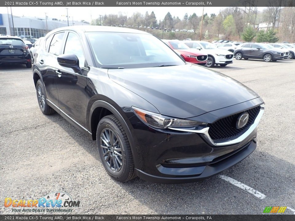 2021 Mazda CX-5 Touring AWD Jet Black Mica / Black Photo #3