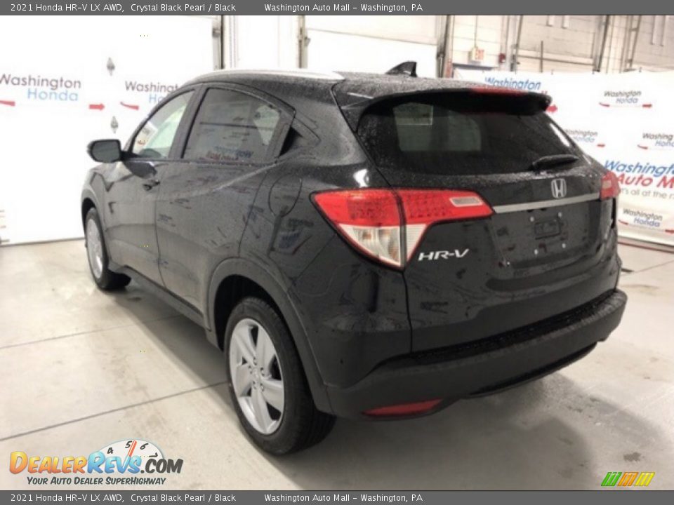 2021 Honda HR-V LX AWD Crystal Black Pearl / Black Photo #4