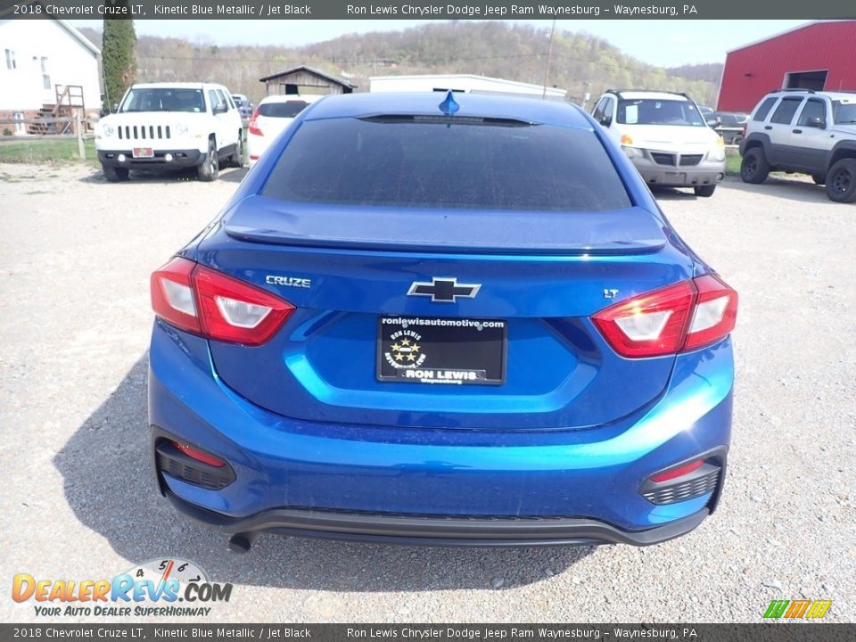 2018 Chevrolet Cruze LT Kinetic Blue Metallic / Jet Black Photo #4