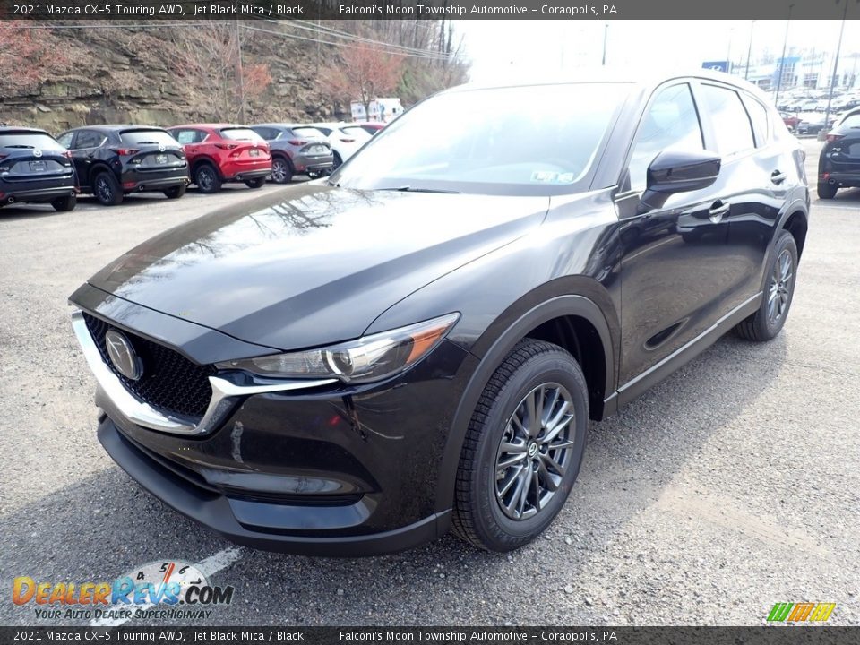 2021 Mazda CX-5 Touring AWD Jet Black Mica / Black Photo #5