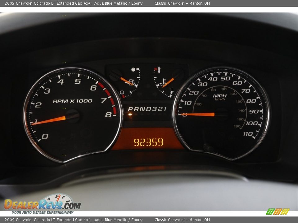 2009 Chevrolet Colorado LT Extended Cab 4x4 Gauges Photo #7