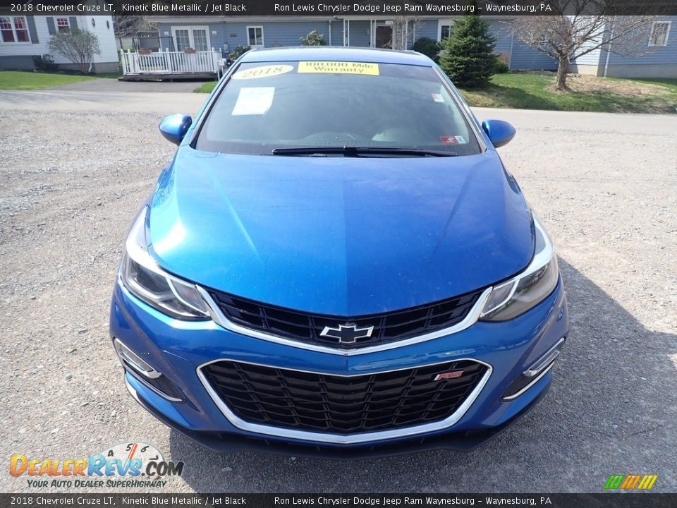 2018 Chevrolet Cruze LT Kinetic Blue Metallic / Jet Black Photo #8