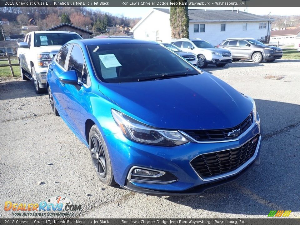 2018 Chevrolet Cruze LT Kinetic Blue Metallic / Jet Black Photo #9