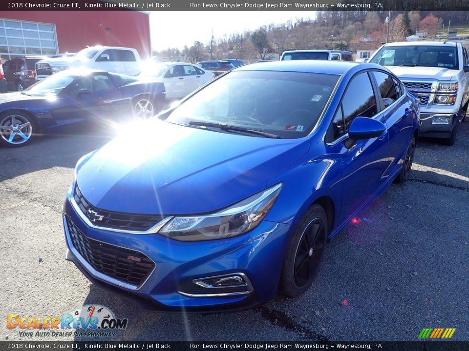 2018 Chevrolet Cruze LT Kinetic Blue Metallic / Jet Black Photo #10