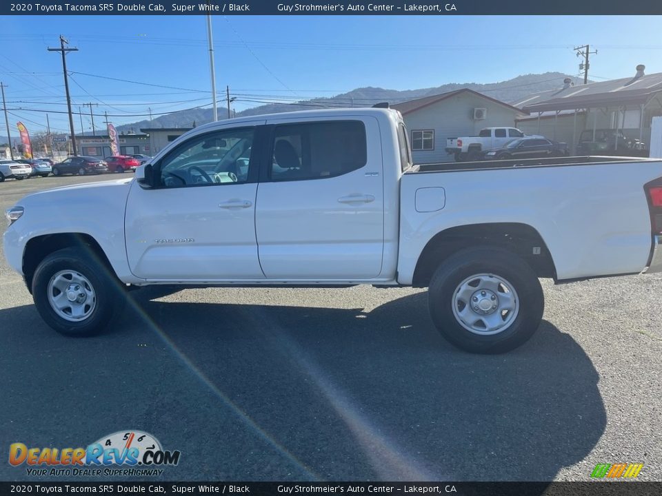 2020 Toyota Tacoma SR5 Double Cab Super White / Black Photo #4