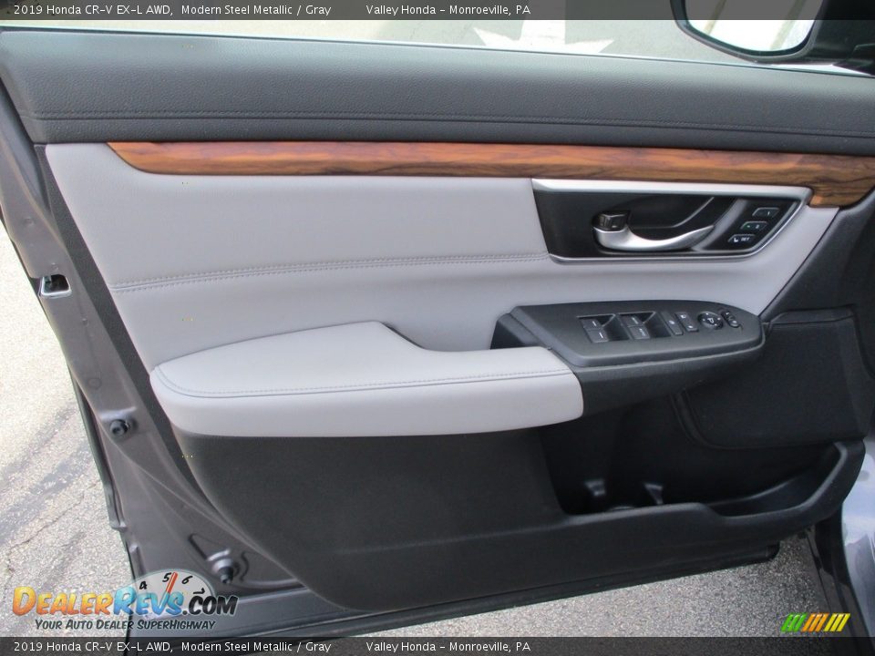 2019 Honda CR-V EX-L AWD Modern Steel Metallic / Gray Photo #10
