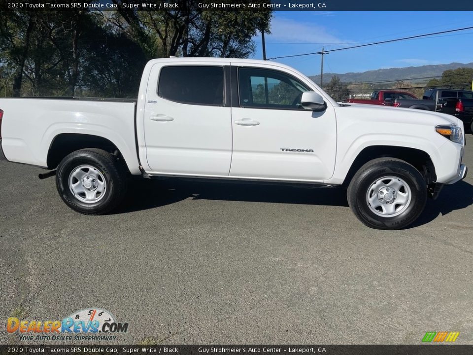 2020 Toyota Tacoma SR5 Double Cab Super White / Black Photo #6