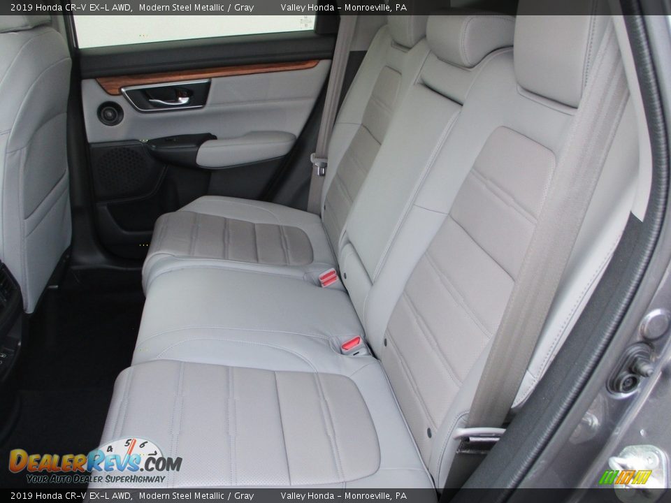 2019 Honda CR-V EX-L AWD Modern Steel Metallic / Gray Photo #13