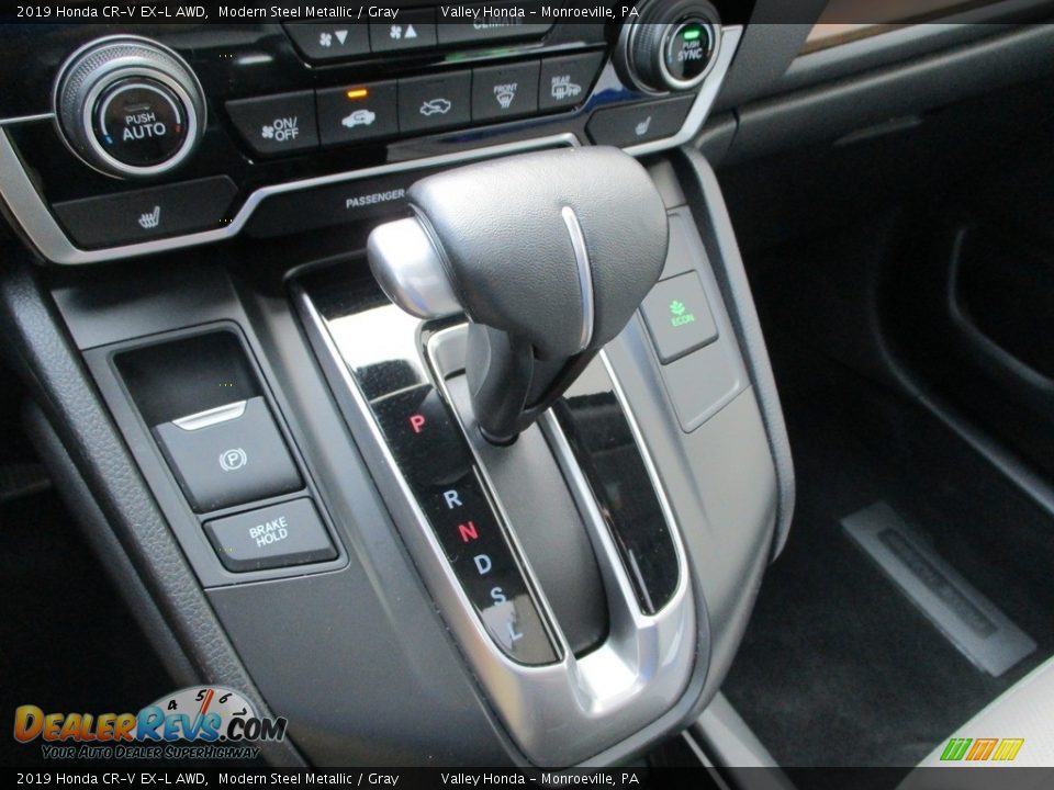 2019 Honda CR-V EX-L AWD Modern Steel Metallic / Gray Photo #17