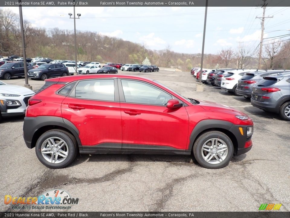 2021 Hyundai Kona SE AWD Pulse Red / Black Photo #1