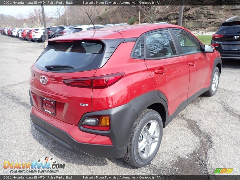 2021 Hyundai Kona SE AWD Pulse Red / Black Photo #2