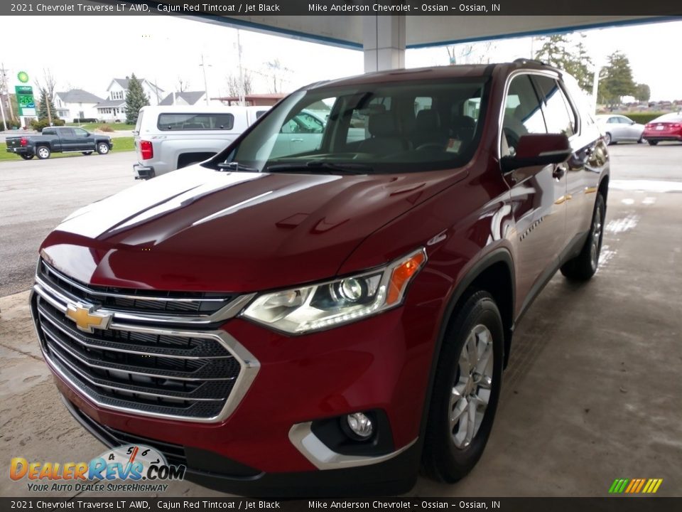 2021 Chevrolet Traverse LT AWD Cajun Red Tintcoat / Jet Black Photo #10