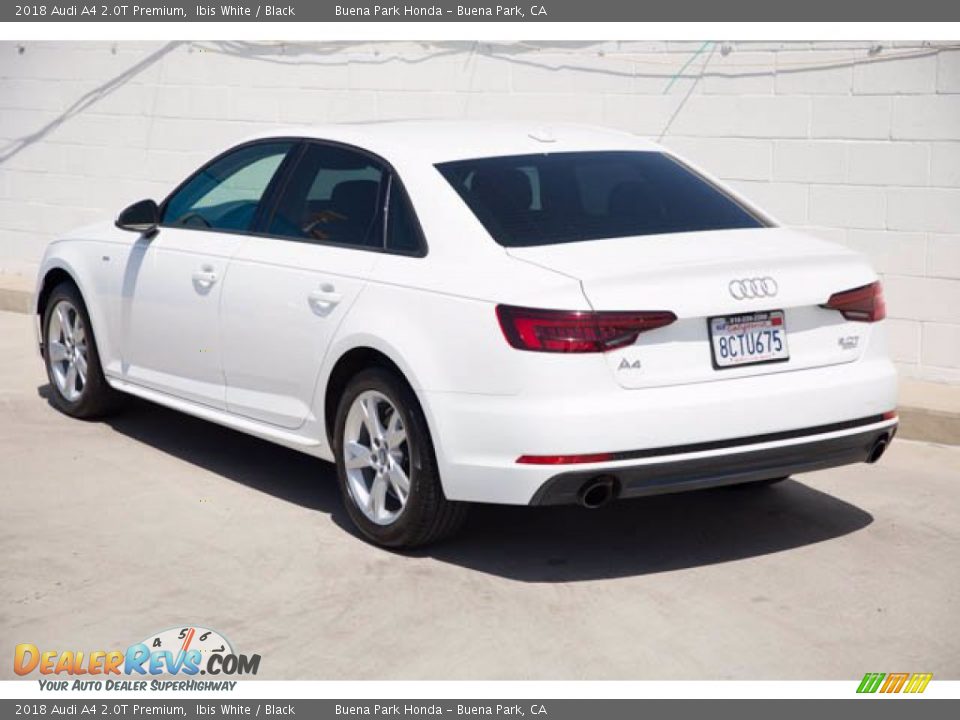 2018 Audi A4 2.0T Premium Ibis White / Black Photo #2