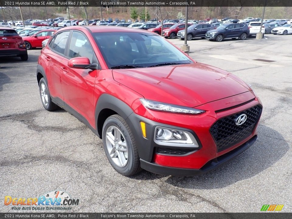 2021 Hyundai Kona SE AWD Pulse Red / Black Photo #3