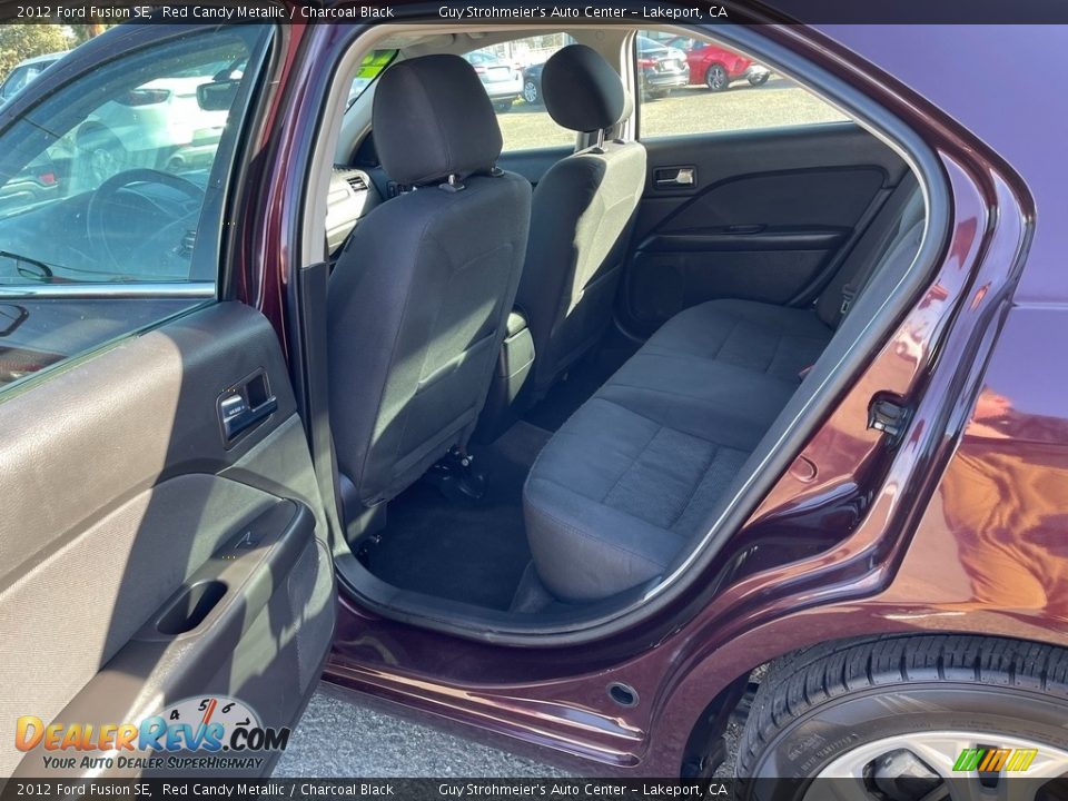 2012 Ford Fusion SE Red Candy Metallic / Charcoal Black Photo #10