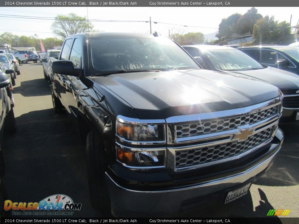 2014 Chevrolet Silverado 1500 LT Crew Cab Black / Jet Black/Dark Ash Photo #1