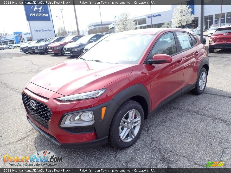 2021 Hyundai Kona SE AWD Pulse Red / Black Photo #5