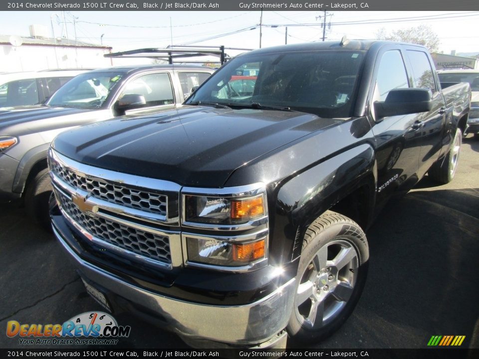 2014 Chevrolet Silverado 1500 LT Crew Cab Black / Jet Black/Dark Ash Photo #2