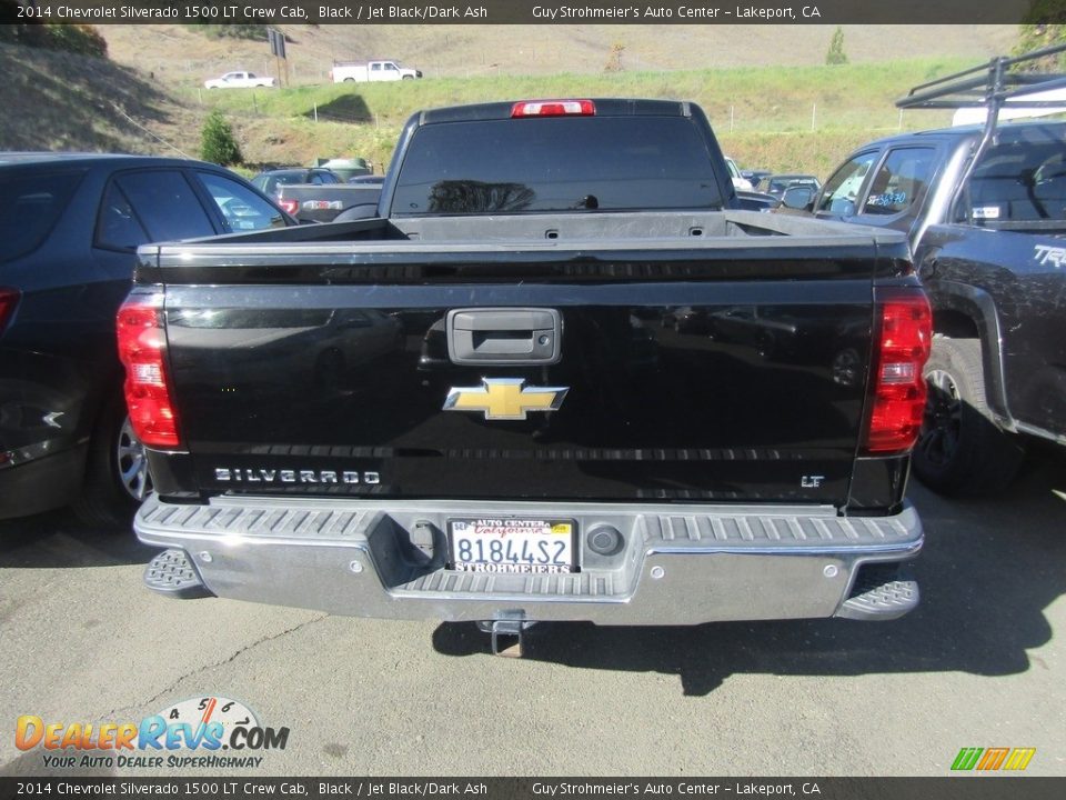 2014 Chevrolet Silverado 1500 LT Crew Cab Black / Jet Black/Dark Ash Photo #4