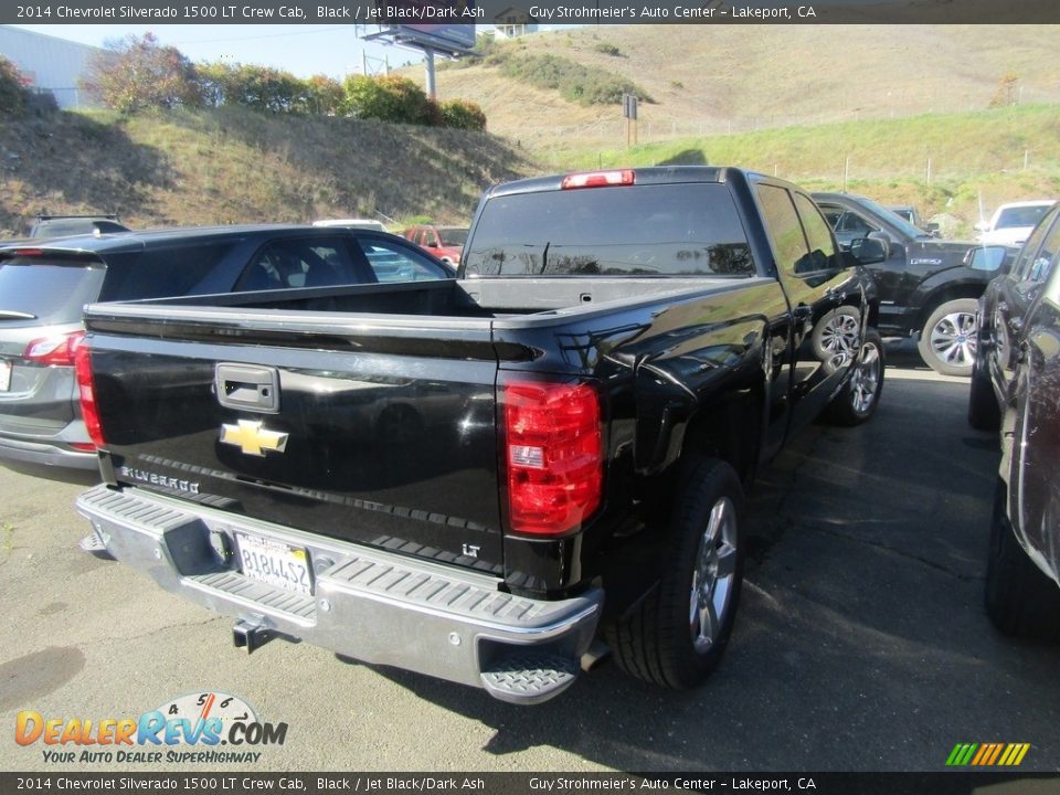 2014 Chevrolet Silverado 1500 LT Crew Cab Black / Jet Black/Dark Ash Photo #5