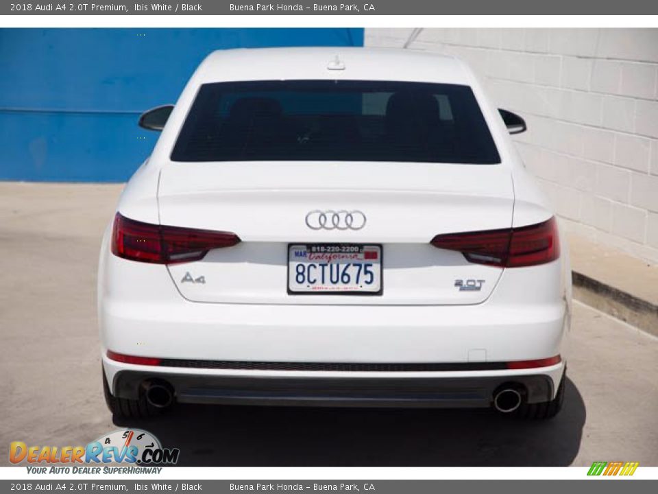 2018 Audi A4 2.0T Premium Ibis White / Black Photo #11