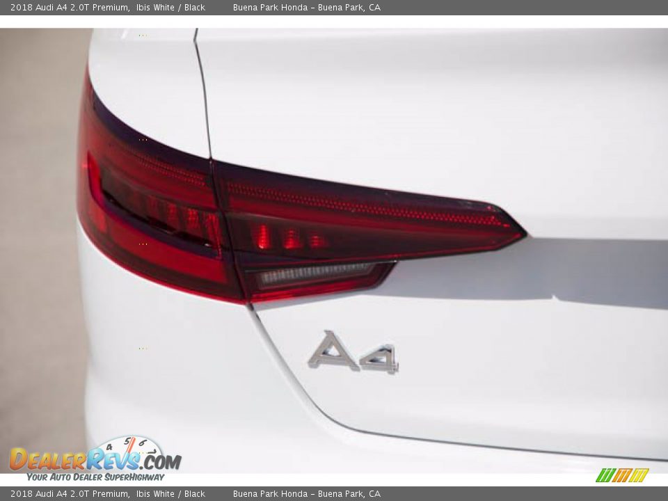 2018 Audi A4 2.0T Premium Ibis White / Black Photo #12