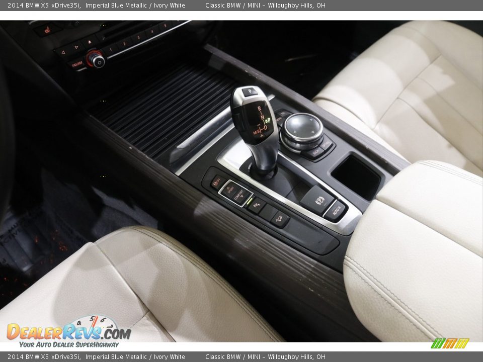 2014 BMW X5 xDrive35i Imperial Blue Metallic / Ivory White Photo #14