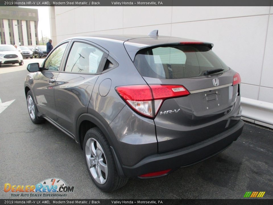 2019 Honda HR-V LX AWD Modern Steel Metallic / Black Photo #3