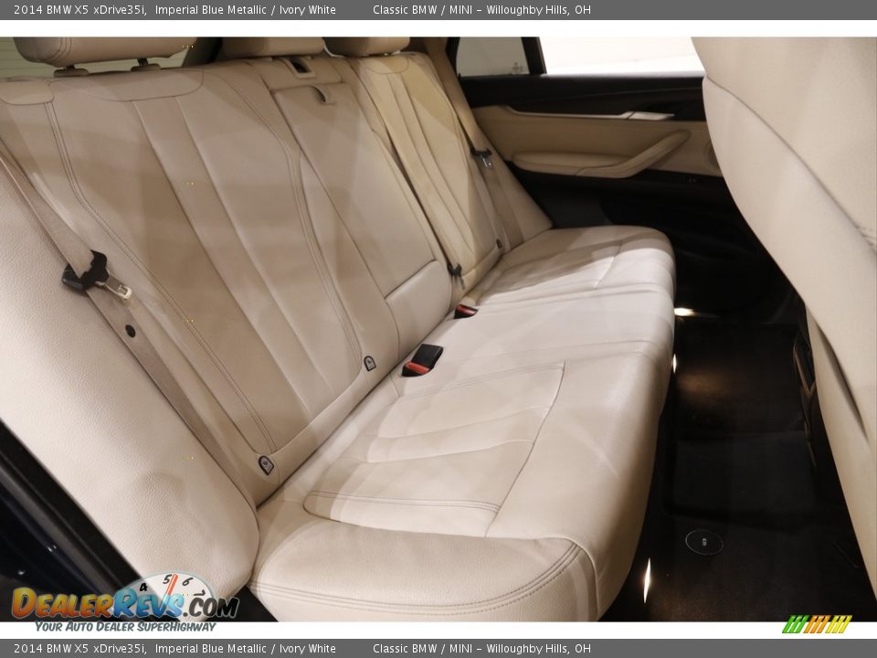 2014 BMW X5 xDrive35i Imperial Blue Metallic / Ivory White Photo #18
