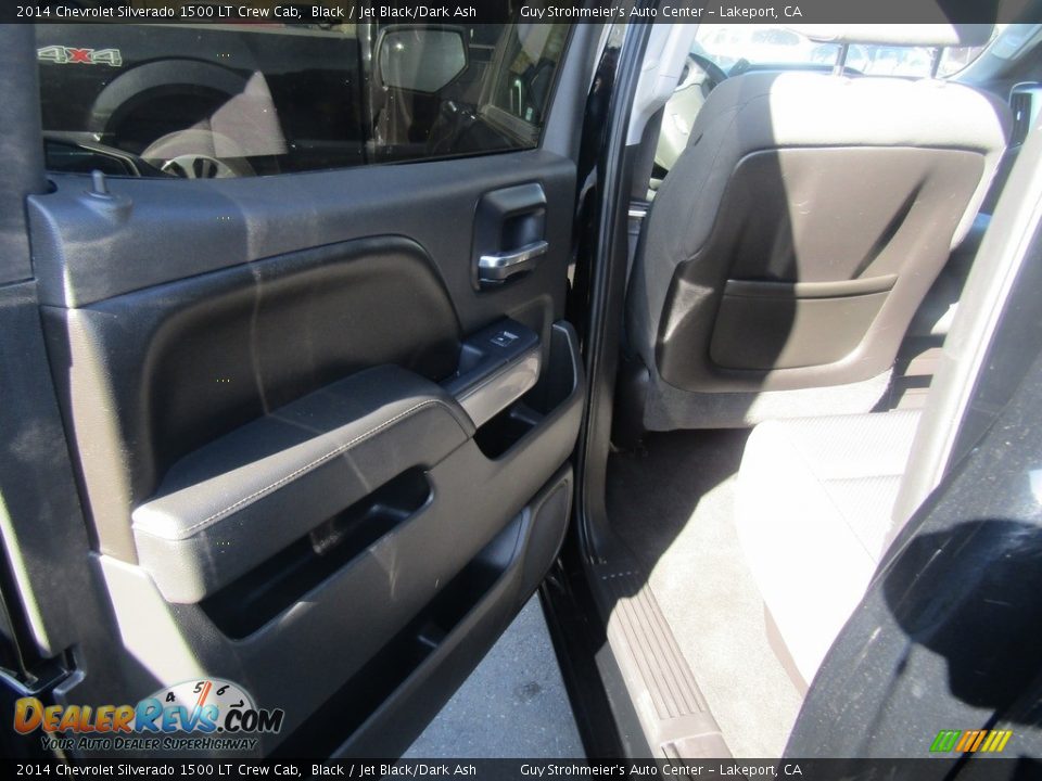 2014 Chevrolet Silverado 1500 LT Crew Cab Black / Jet Black/Dark Ash Photo #15