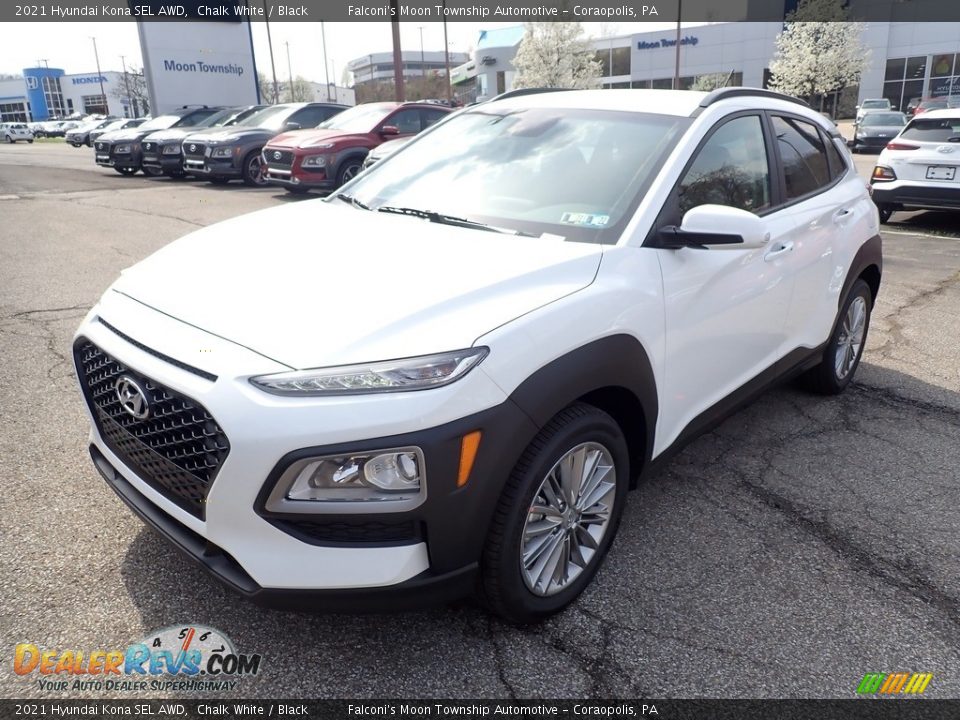 2021 Hyundai Kona SEL AWD Chalk White / Black Photo #5