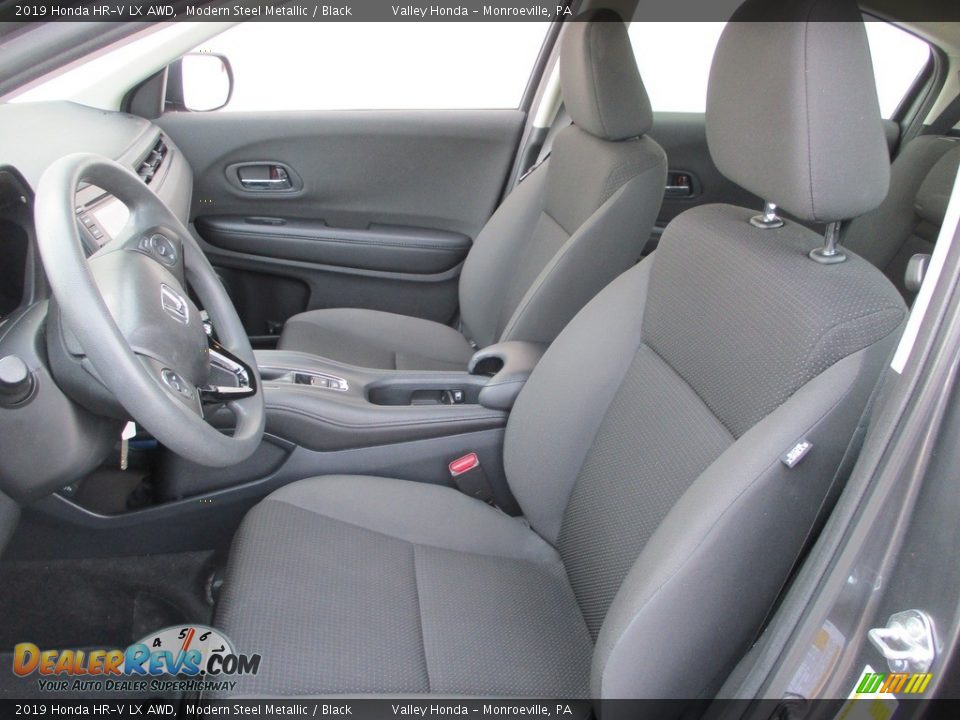 2019 Honda HR-V LX AWD Modern Steel Metallic / Black Photo #11