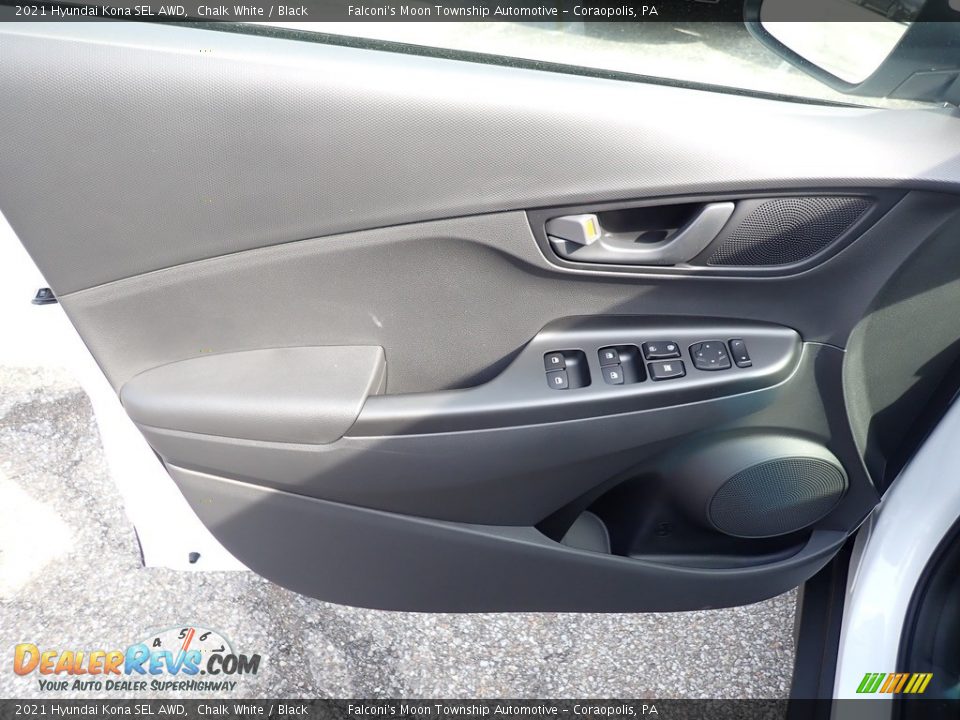 2021 Hyundai Kona SEL AWD Chalk White / Black Photo #11