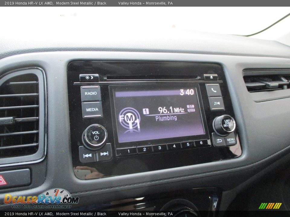2019 Honda HR-V LX AWD Modern Steel Metallic / Black Photo #14