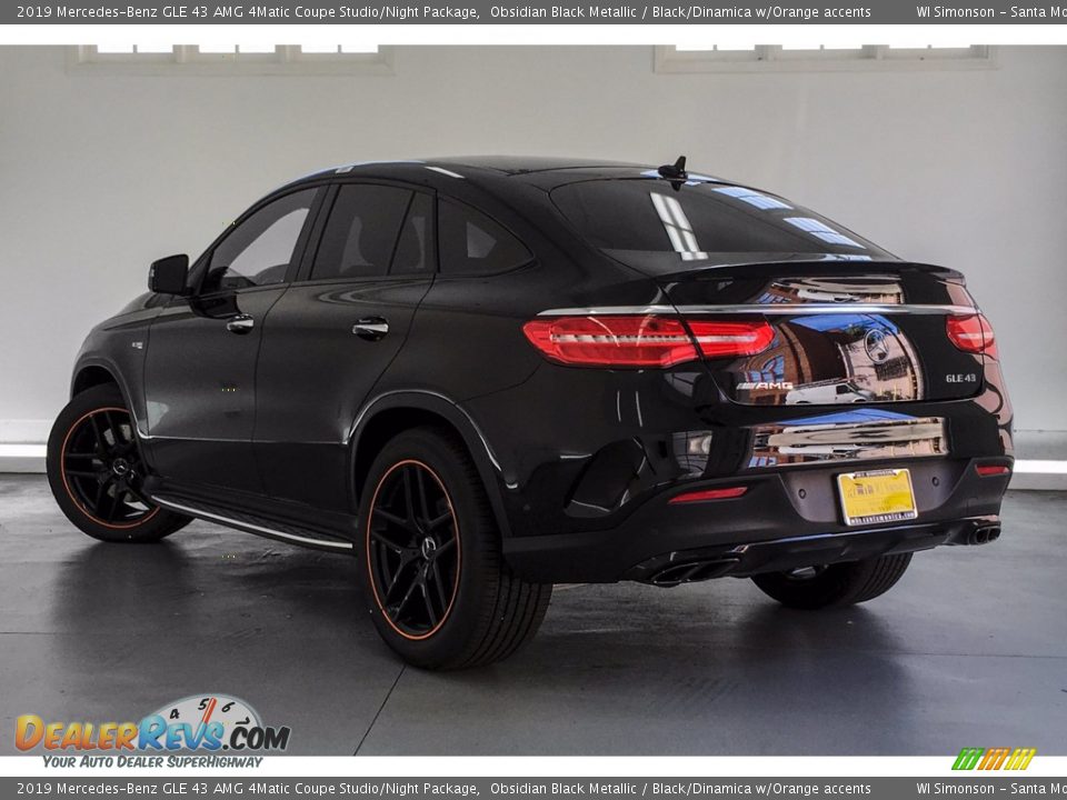 Obsidian Black Metallic 2019 Mercedes-Benz GLE 43 AMG 4Matic Coupe Studio/Night Package Photo #2