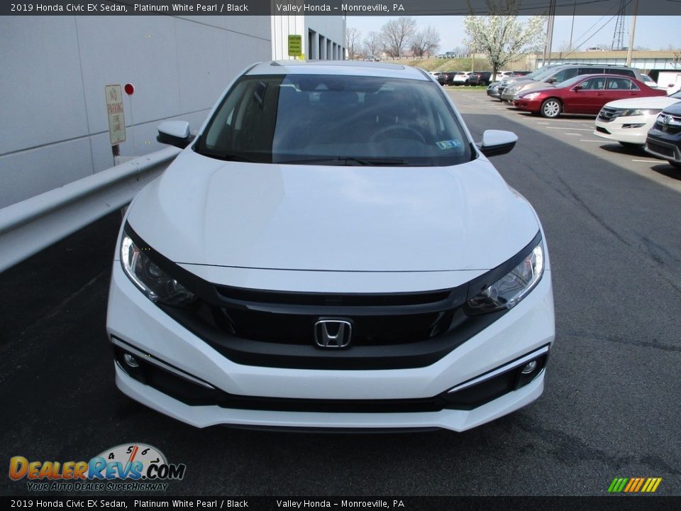 2019 Honda Civic EX Sedan Platinum White Pearl / Black Photo #8