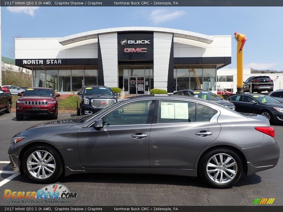 2017 Infiniti Q50 3.0t AWD Graphite Shadow / Graphite Photo #1