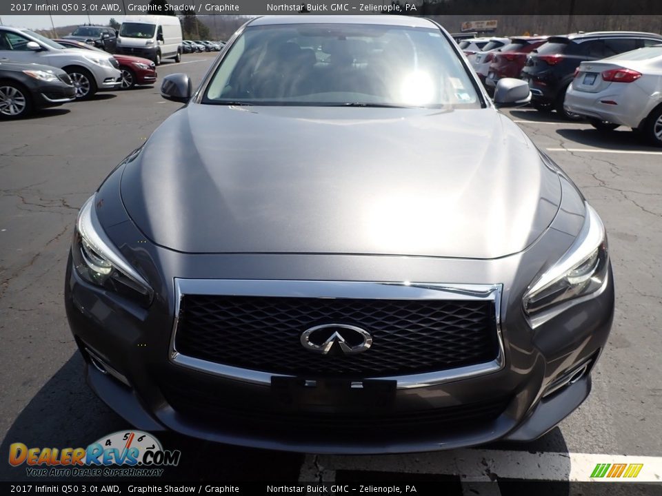 2017 Infiniti Q50 3.0t AWD Graphite Shadow / Graphite Photo #3