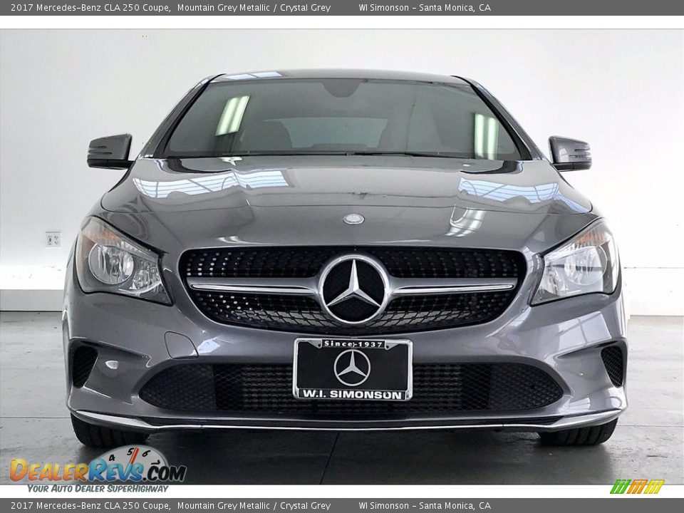 2017 Mercedes-Benz CLA 250 Coupe Mountain Grey Metallic / Crystal Grey Photo #2