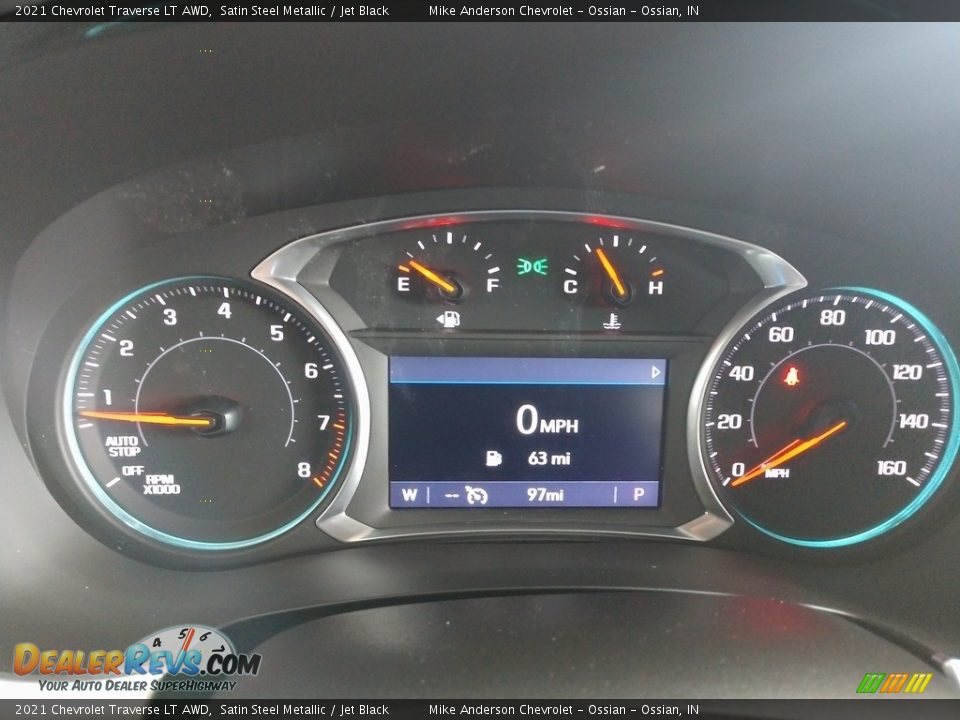 2021 Chevrolet Traverse LT AWD Satin Steel Metallic / Jet Black Photo #27
