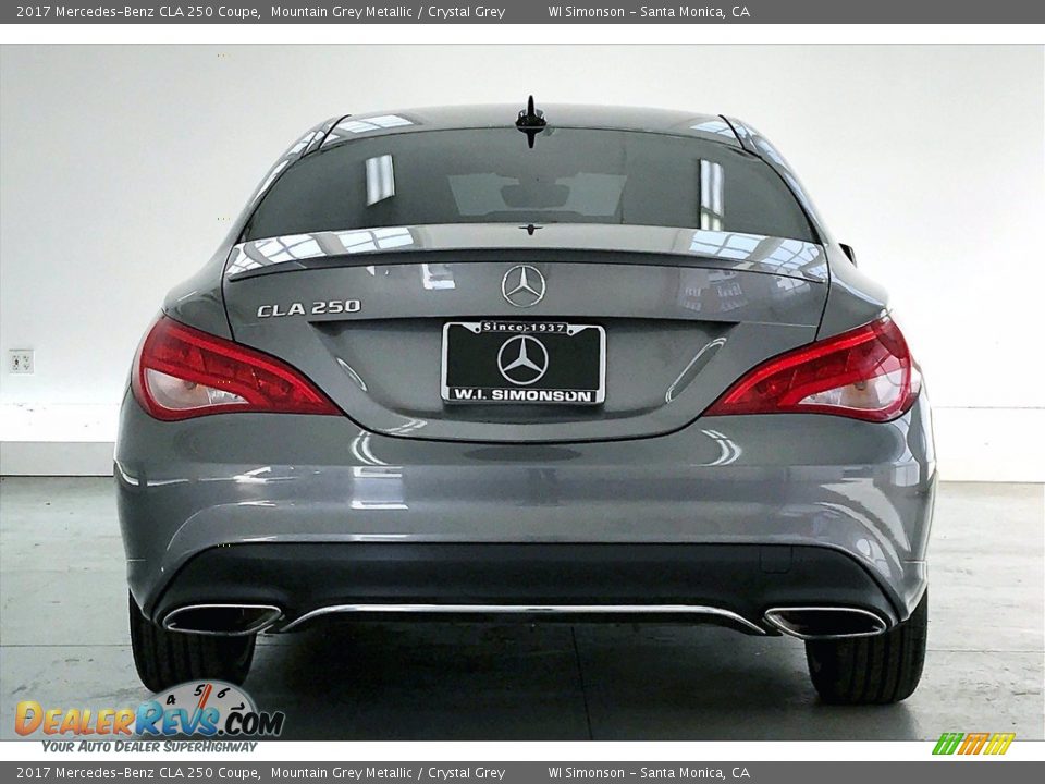 2017 Mercedes-Benz CLA 250 Coupe Mountain Grey Metallic / Crystal Grey Photo #3