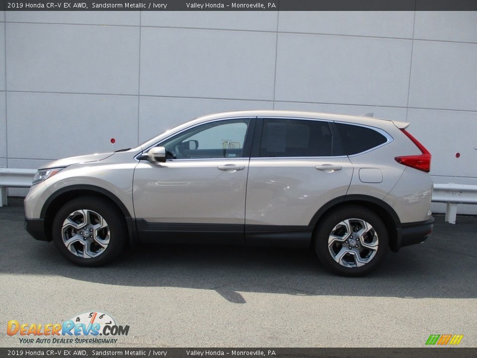 2019 Honda CR-V EX AWD Sandstorm Metallic / Ivory Photo #2