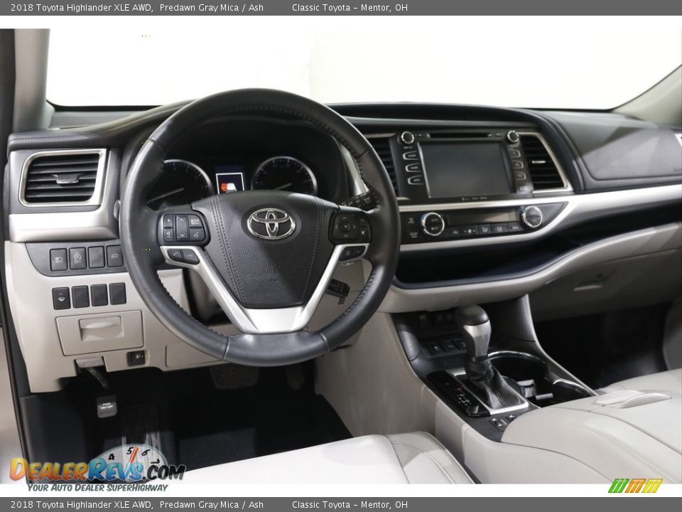 2018 Toyota Highlander XLE AWD Predawn Gray Mica / Ash Photo #6